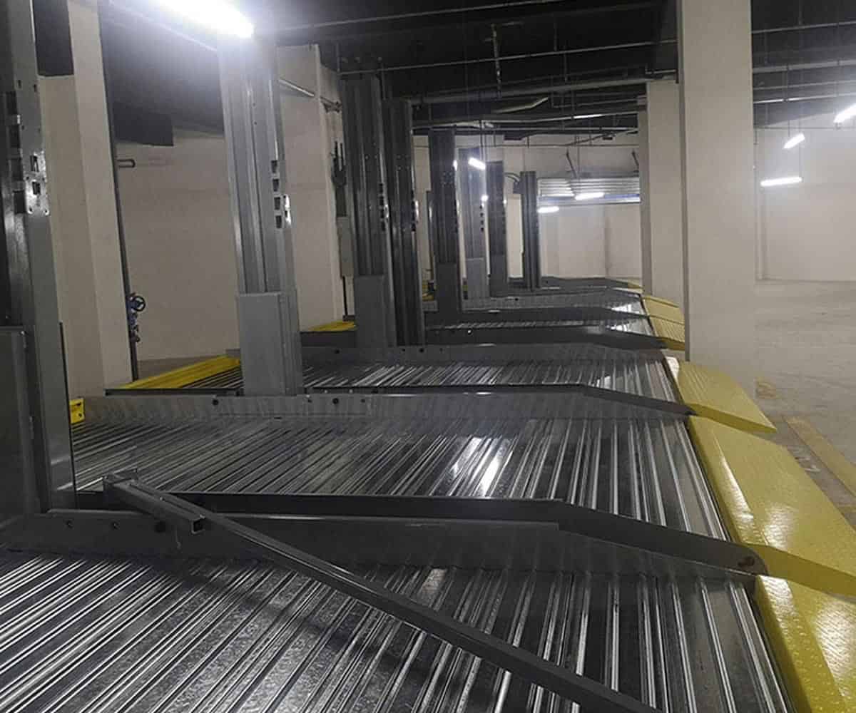 湖南兩柱簡易類機械停車場改造