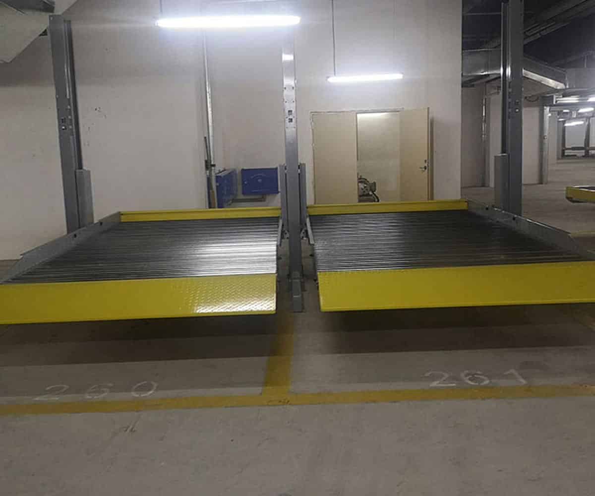 雙層升降橫移機械式停車位維保