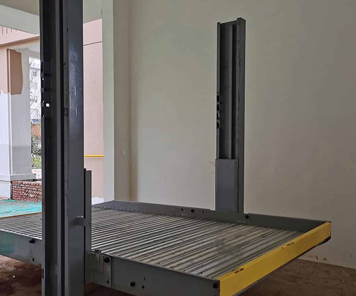 兩層簡易類機械停車場回收