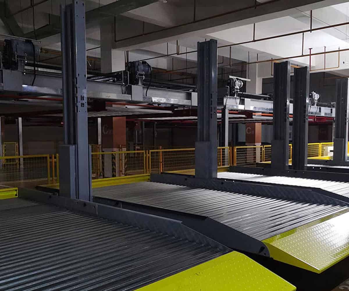 廣西四柱簡易升降立體停車設備安裝