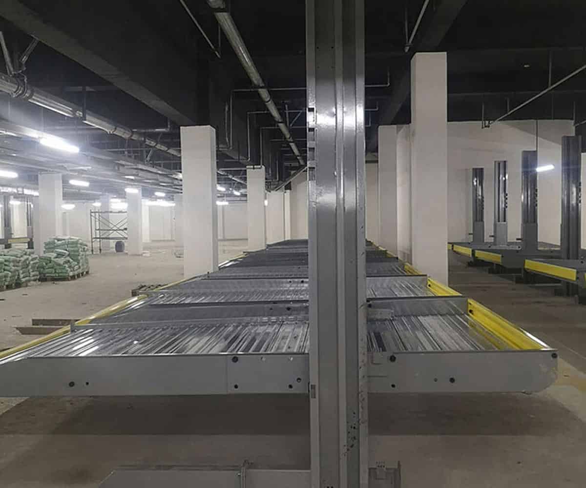 六枝2層簡易類機械車位安裝