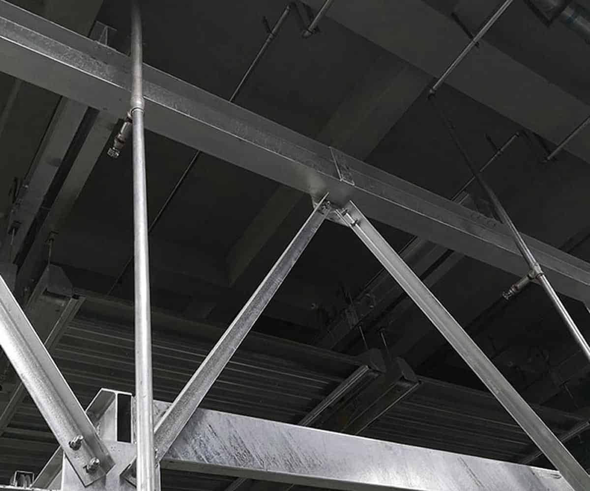 大方三層升降橫移式機械停車場改造