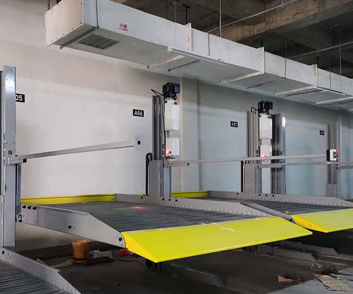 安龍二層升降平移停車庫租用