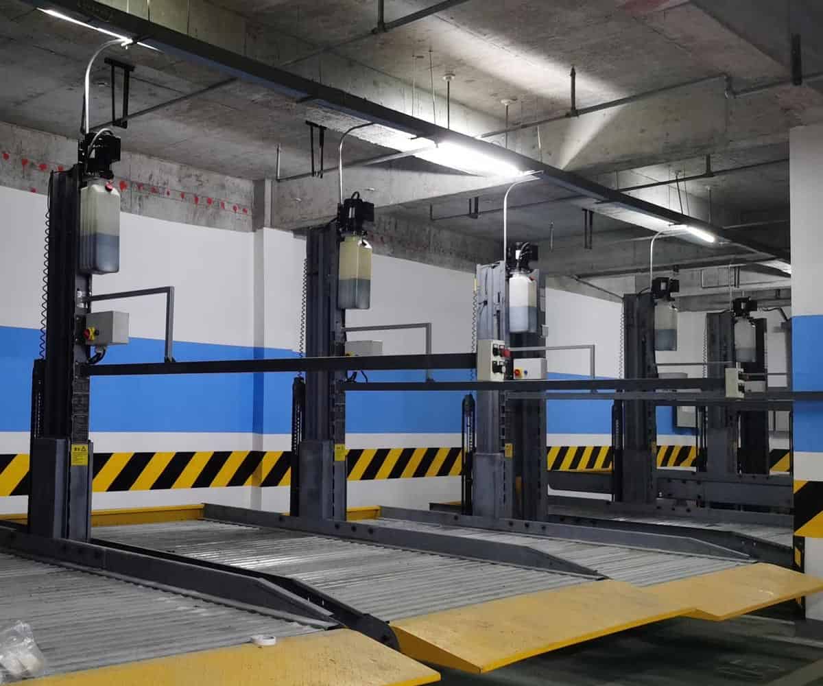 四柱簡易升降機械式停車位租用