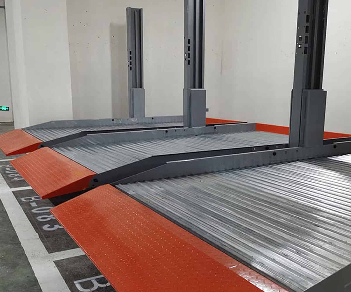 雙柱簡易類機械立體車庫過規劃