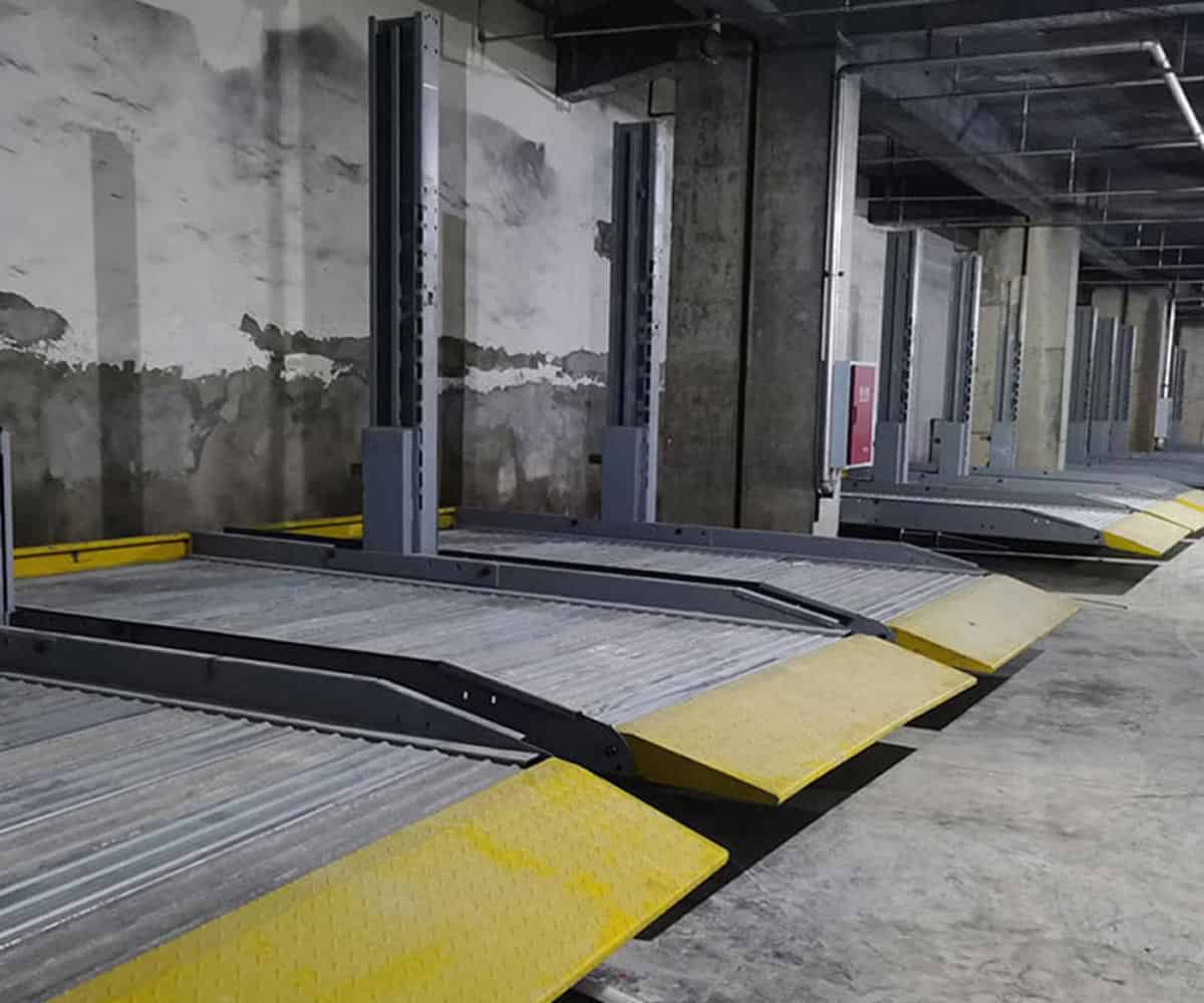 湖北地下室簡易升降類機械停車場出租