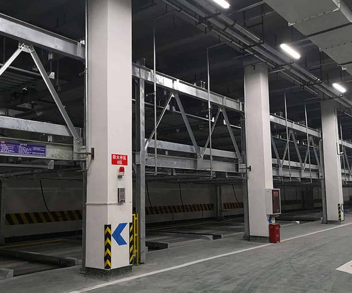 雙層升降橫移機械停車設備長租