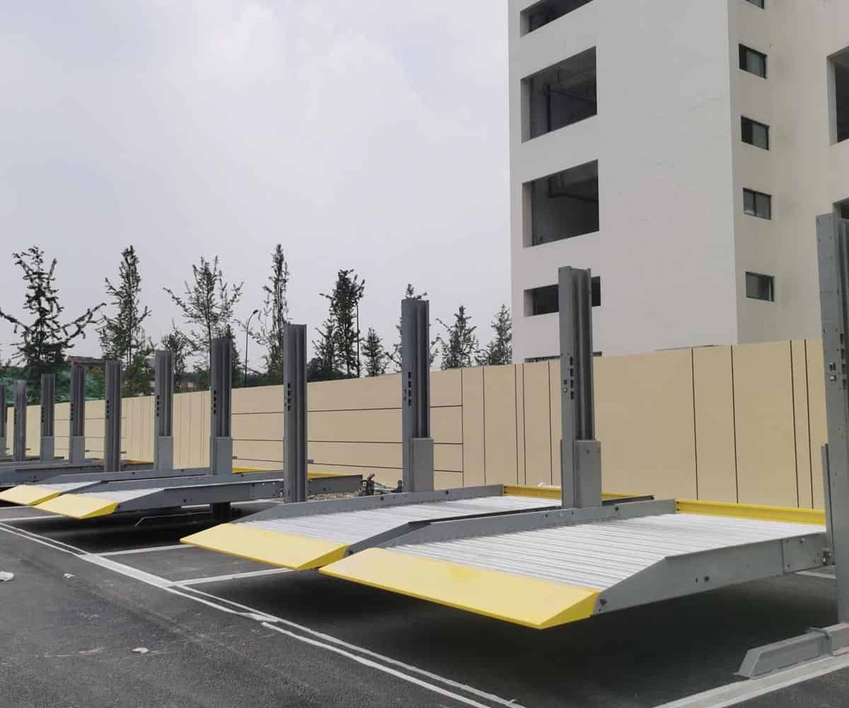 雙柱立體停車場回收