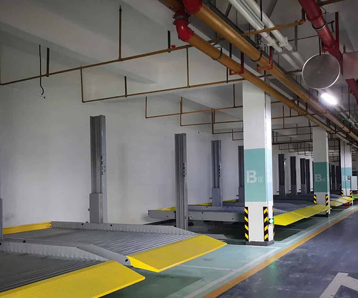 兩層簡易類機械式立體車庫回收