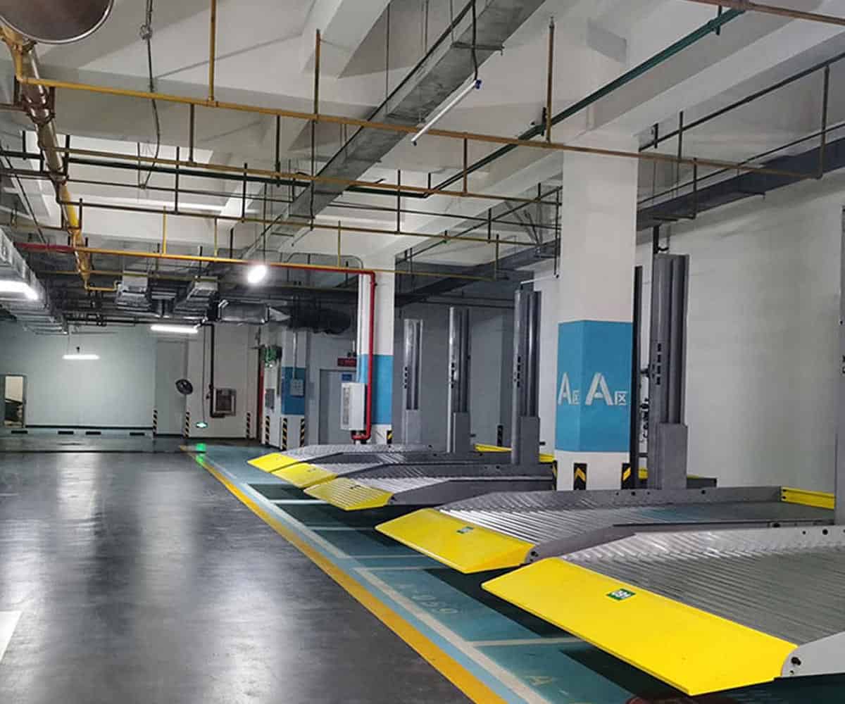 湖北三層PSH型立體停車設備安裝