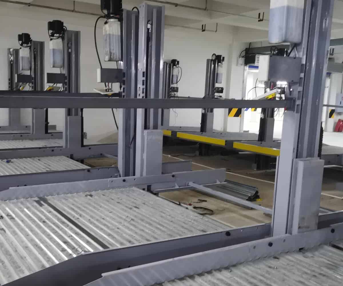 雙柱簡易式機械式立體車庫過規劃