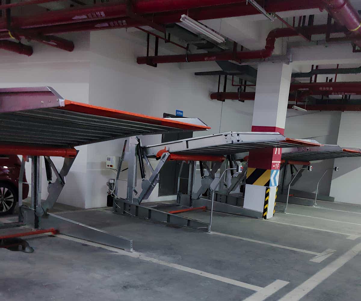 德江上下兩層機械停車庫安裝在辦公樓和其他公共場所的探討