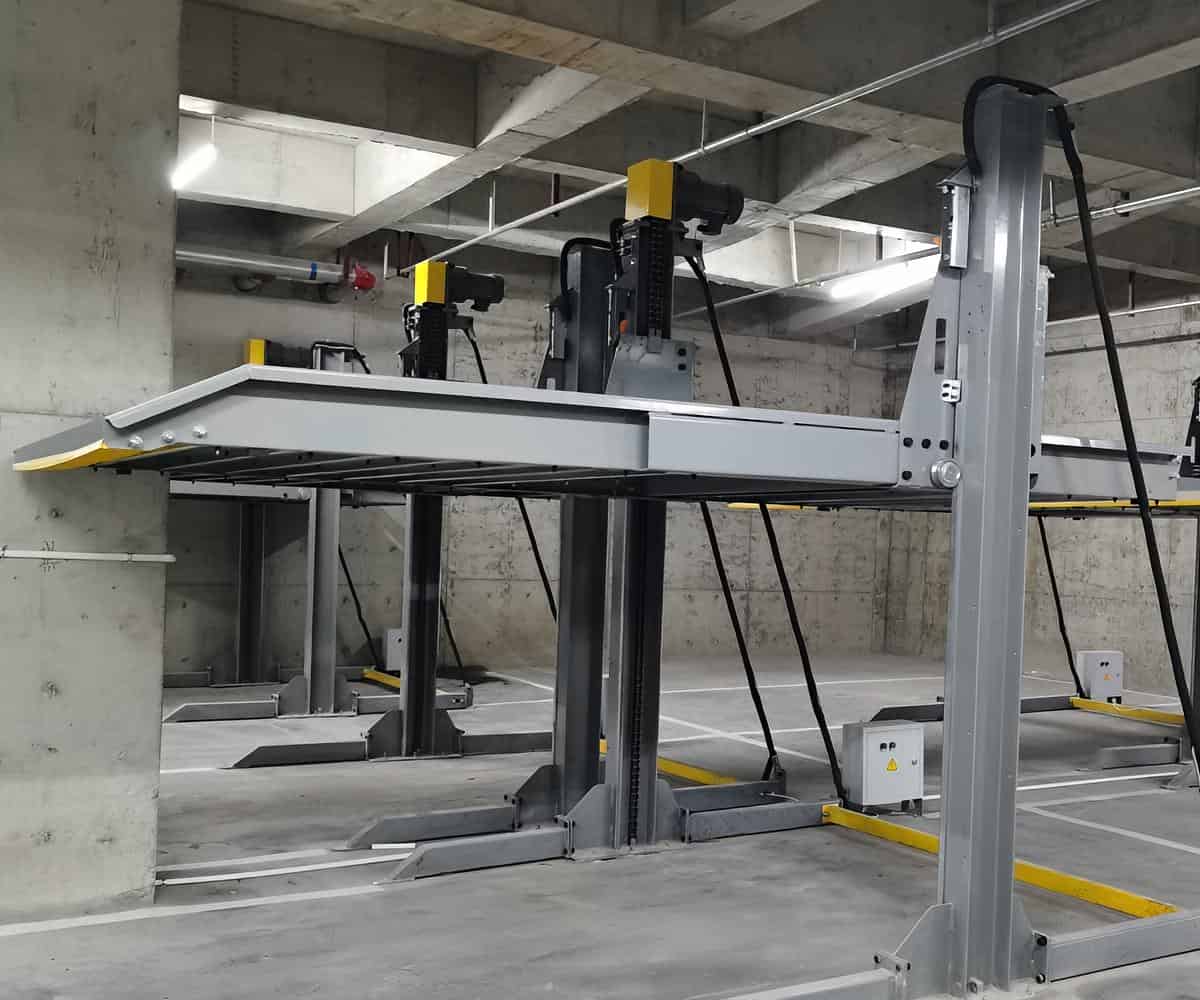 湖北立體車庫4柱機械停車租賃過規劃