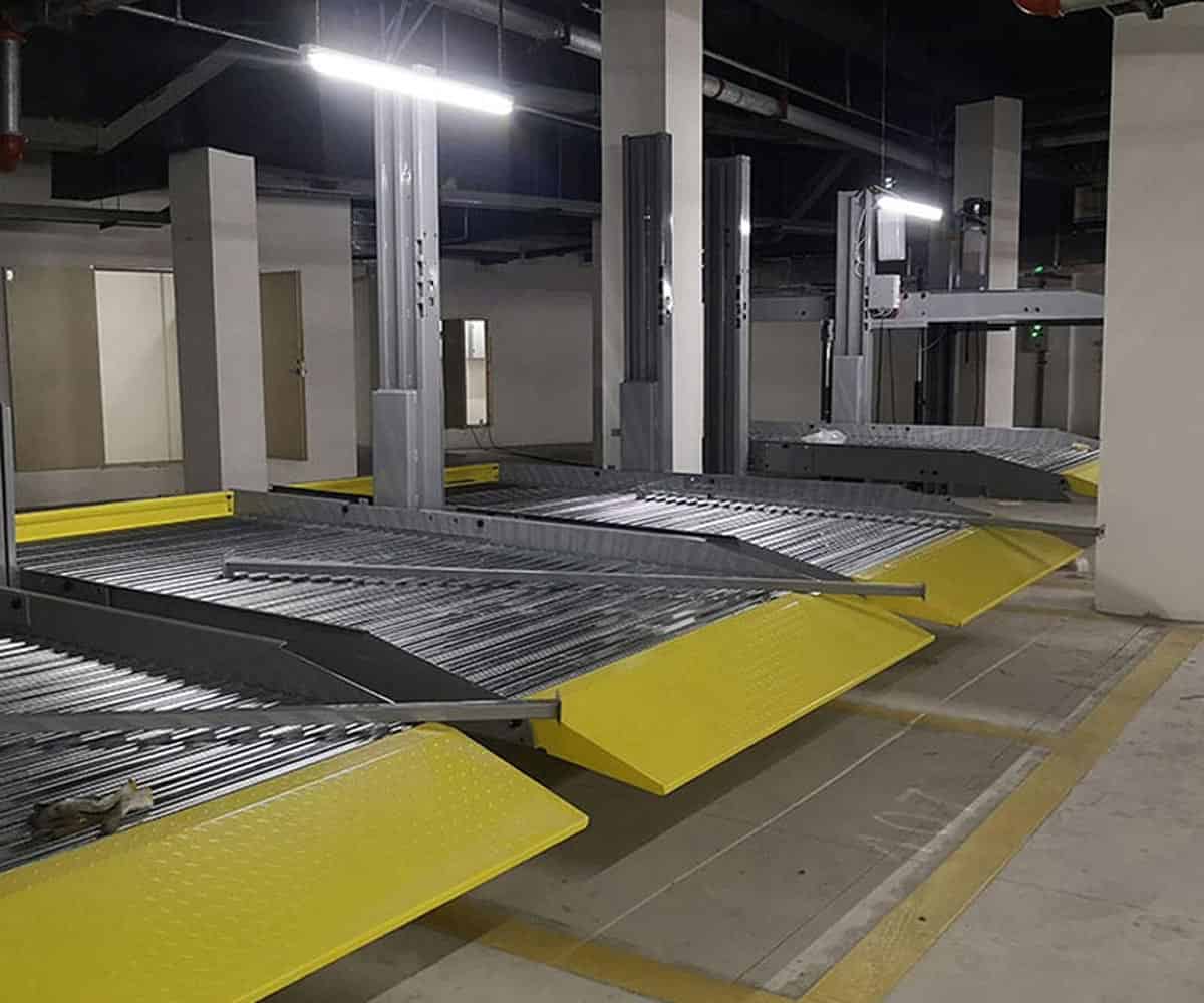 大方升降橫移車庫鏈條與鋼絲繩提升方式比較