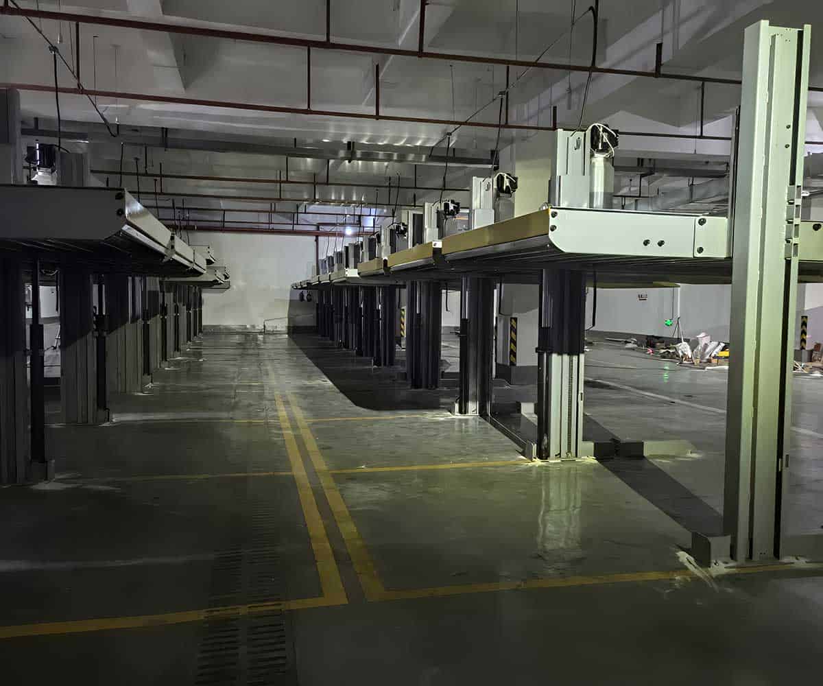 兩層機械立體停車設備的工作原理解析