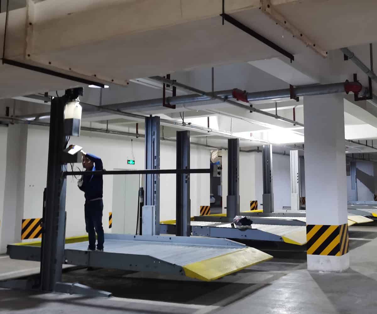 白云2層簡易式機械立體車庫