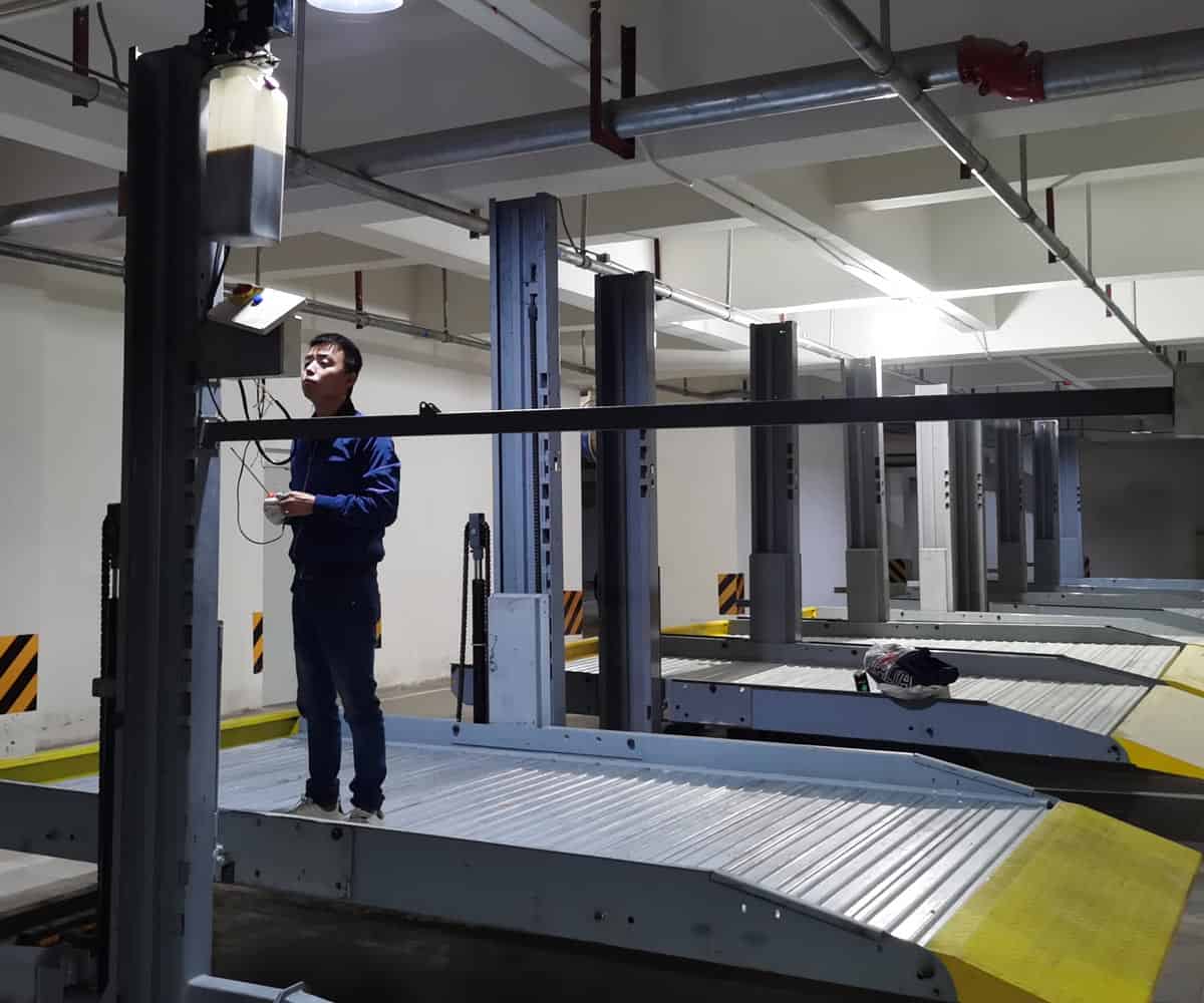 畢節俯仰簡易升降式機械車庫