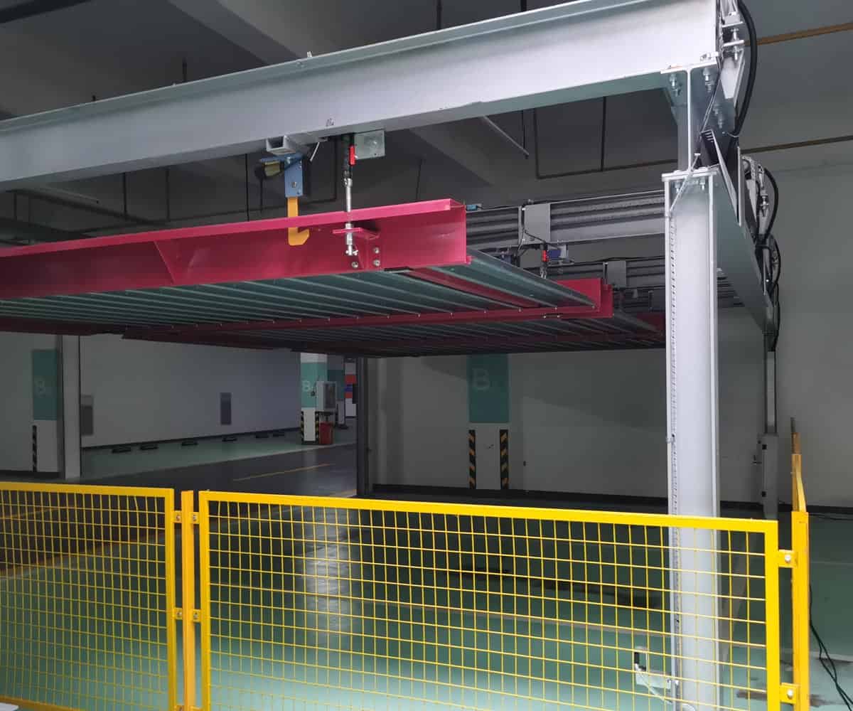 平塘四柱簡易升降式機械車庫