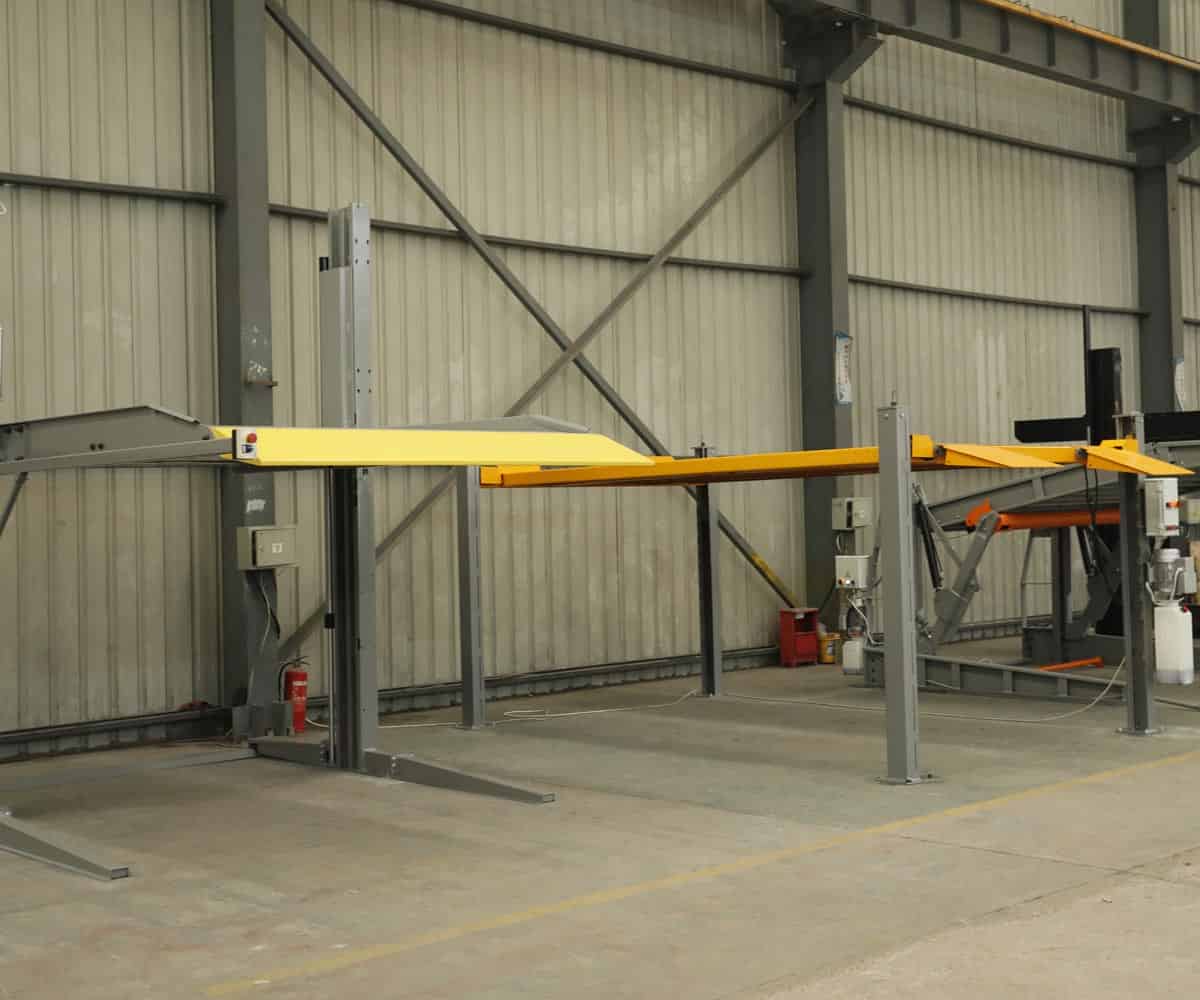 平塘2層簡易式立體車庫停車設備