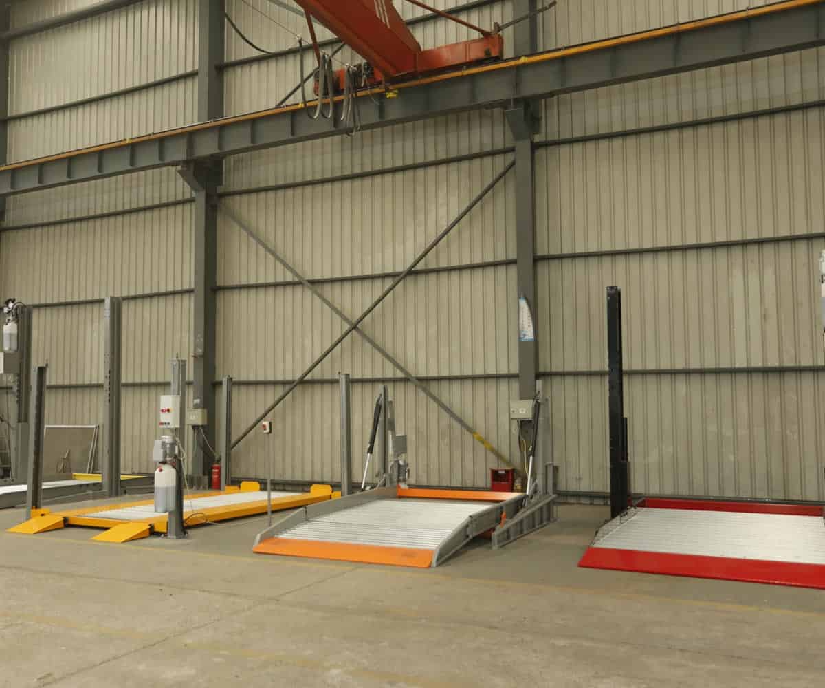 獨山二層簡易式停車立體車庫