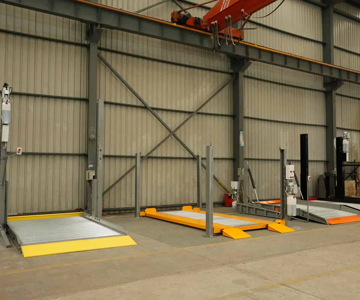 雙層簡易升降類立體停車場