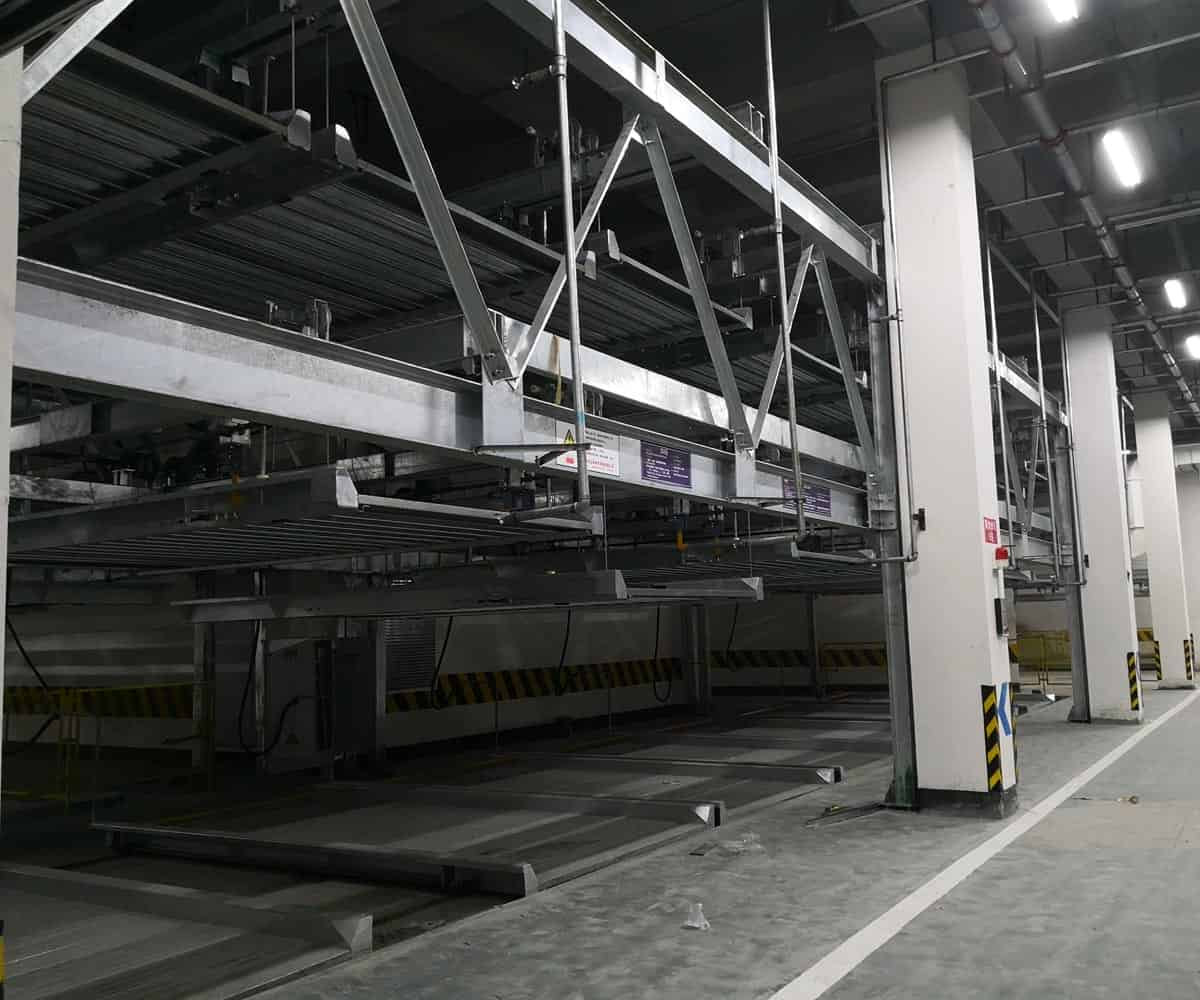 湖南兩層升降停車立體車庫