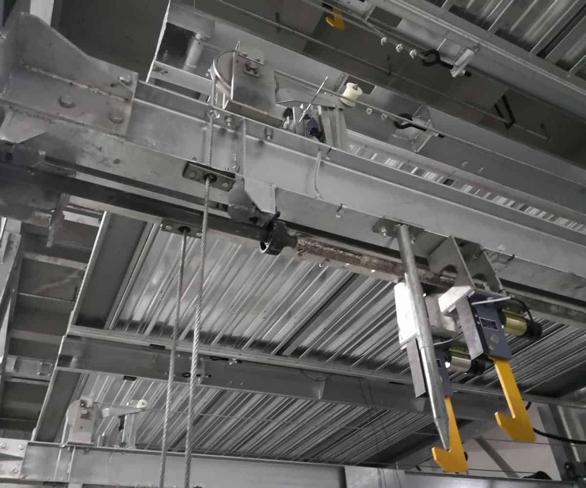 石阡負一正三地坑式四層升降橫移式機械車庫