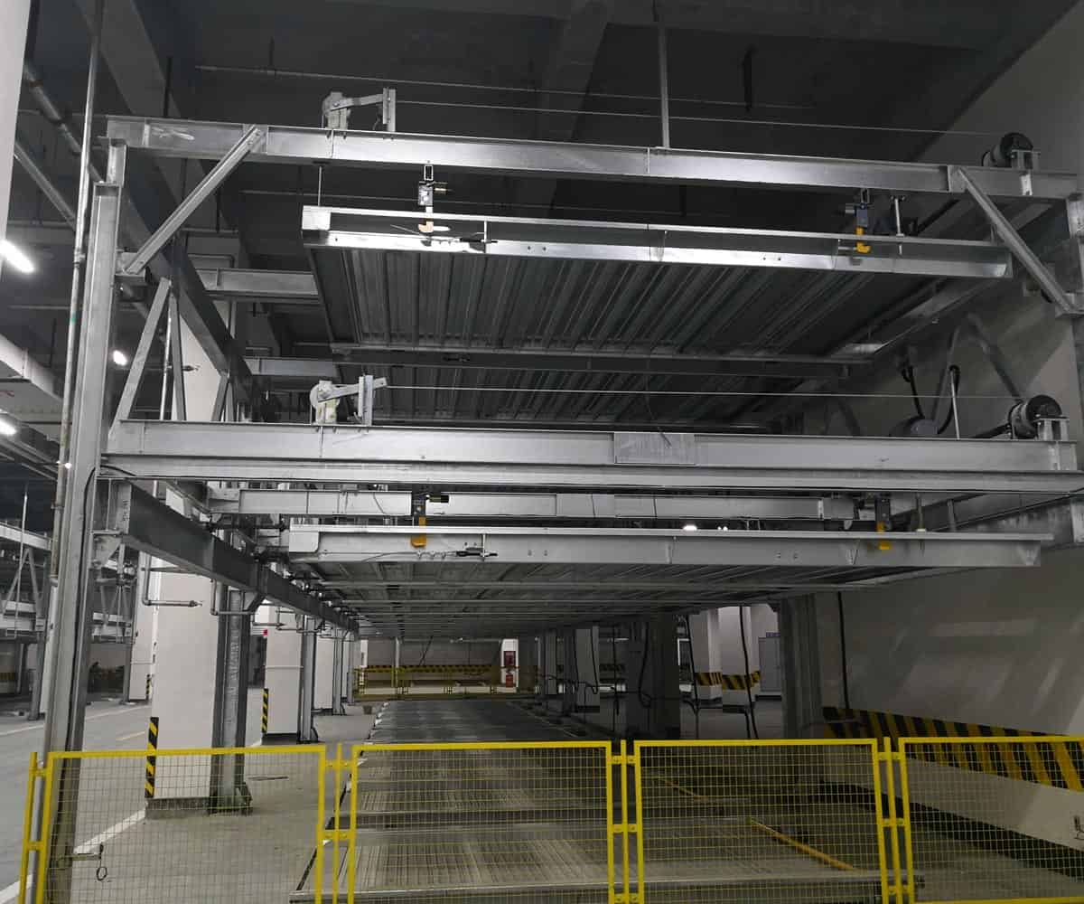 湖北七層升降橫移式機械車庫