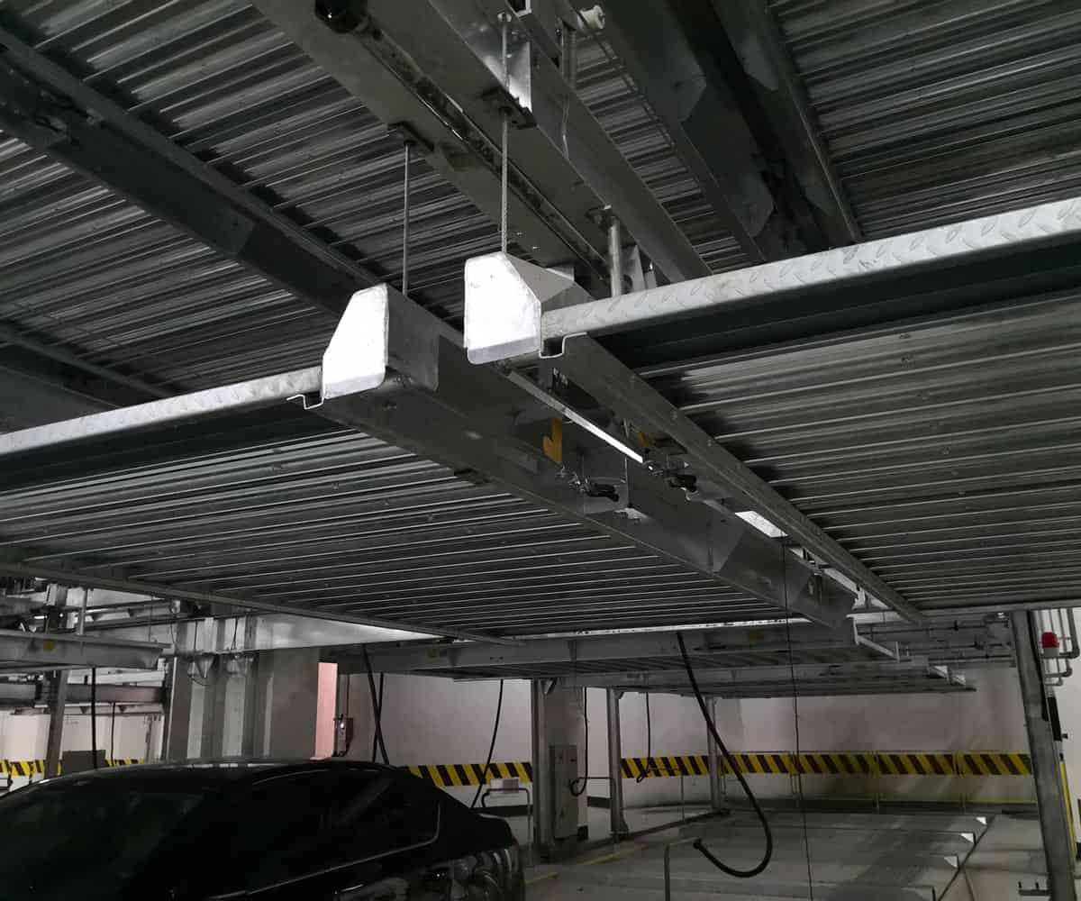 石阡八層升降橫移式機械車庫